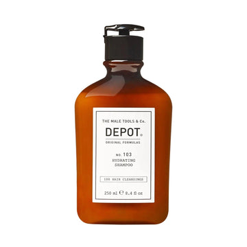 Depot No. 103 Hydrating Shampoo bottle, 250 ml, for dry hair care.