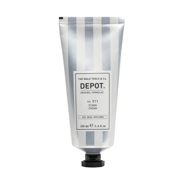 Depot No. 311 Fiber Cream for hair styling with natural ingredients, 100 ml tube.