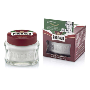 Proraso Pre-Shaving krem - Sandeltre with glass jar packaging, 100ml.