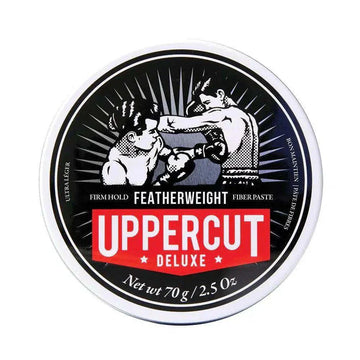 Uppercut Deluxe Featherweight 70g hair wax for natural hold and matte texture.