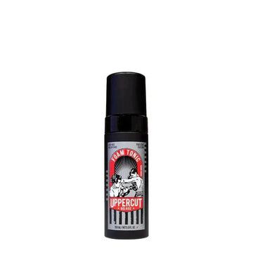 Uppercut Deluxe Foam Tonic bottle, 150 ml, for moisturizing and light hold.