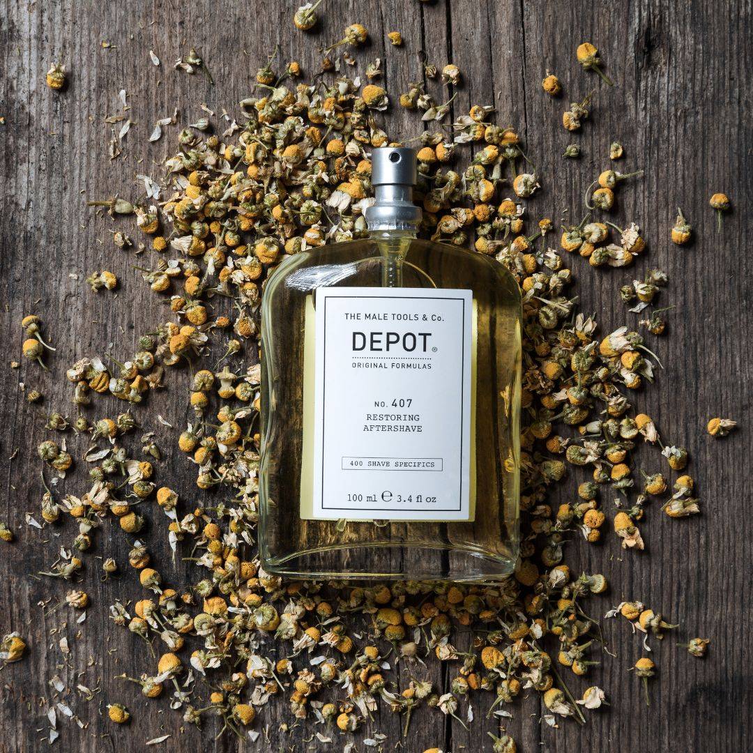 Depot No. 407 Restoring Aftershave 100ml, refreshing and hydrating men's aftershave.