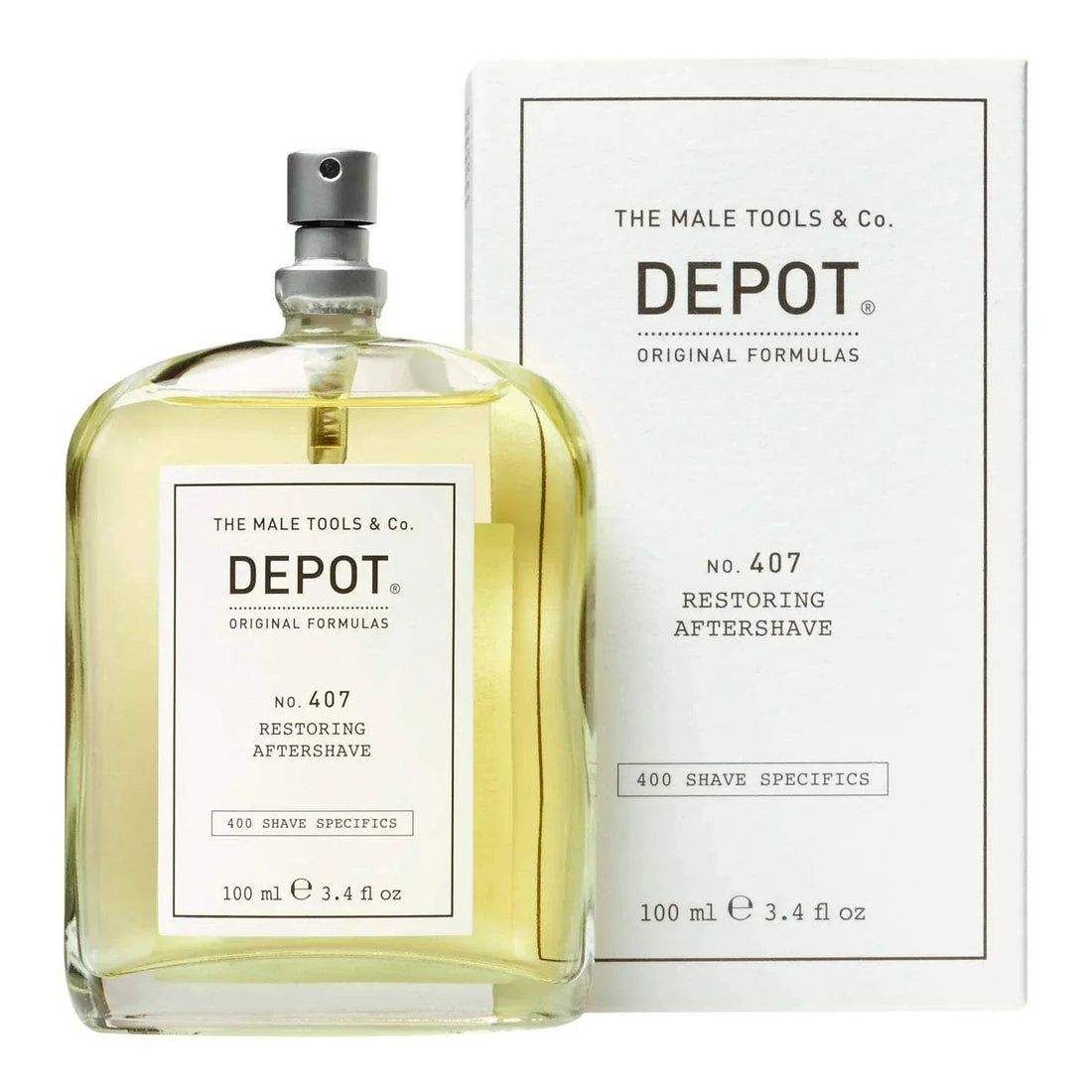 Depot No. 407 Restoring Aftershave 100ml, refreshing and hydrating men's aftershave.