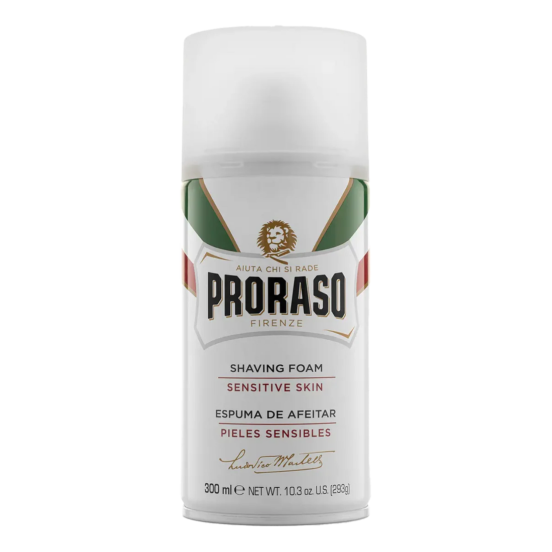 Proraso Barberskum 300 ml – Grønn Te og Havre (Hvit)
