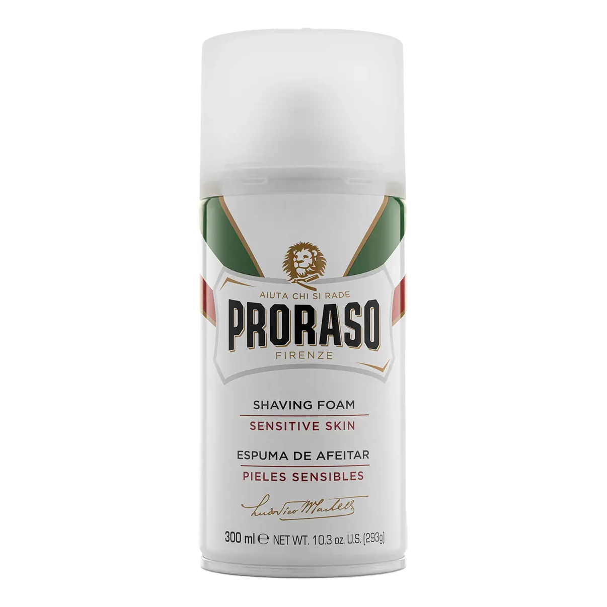 Proraso Barberskum 300 ml – Grønn Te og Havre (Hvit)