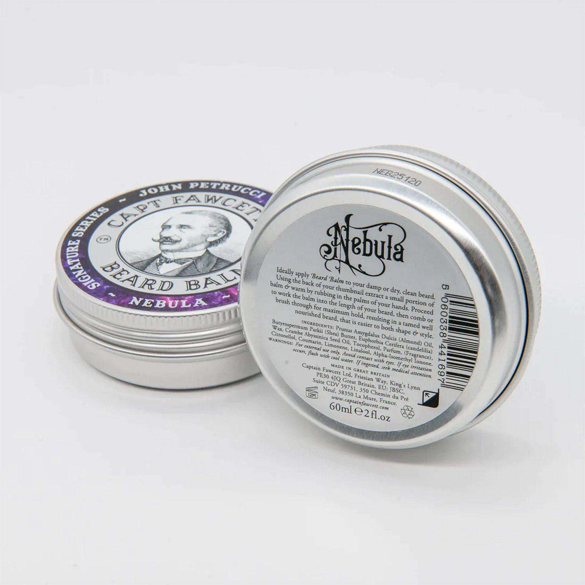 Captain Fawcett's Nebula Beard Balms Skjeggpomade with citrus, coffee, and musk scent, 60 ml.