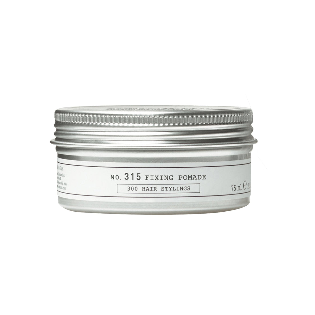 Depot No. 315 Fixing Pomade, 75 ml jar, hair styling product.