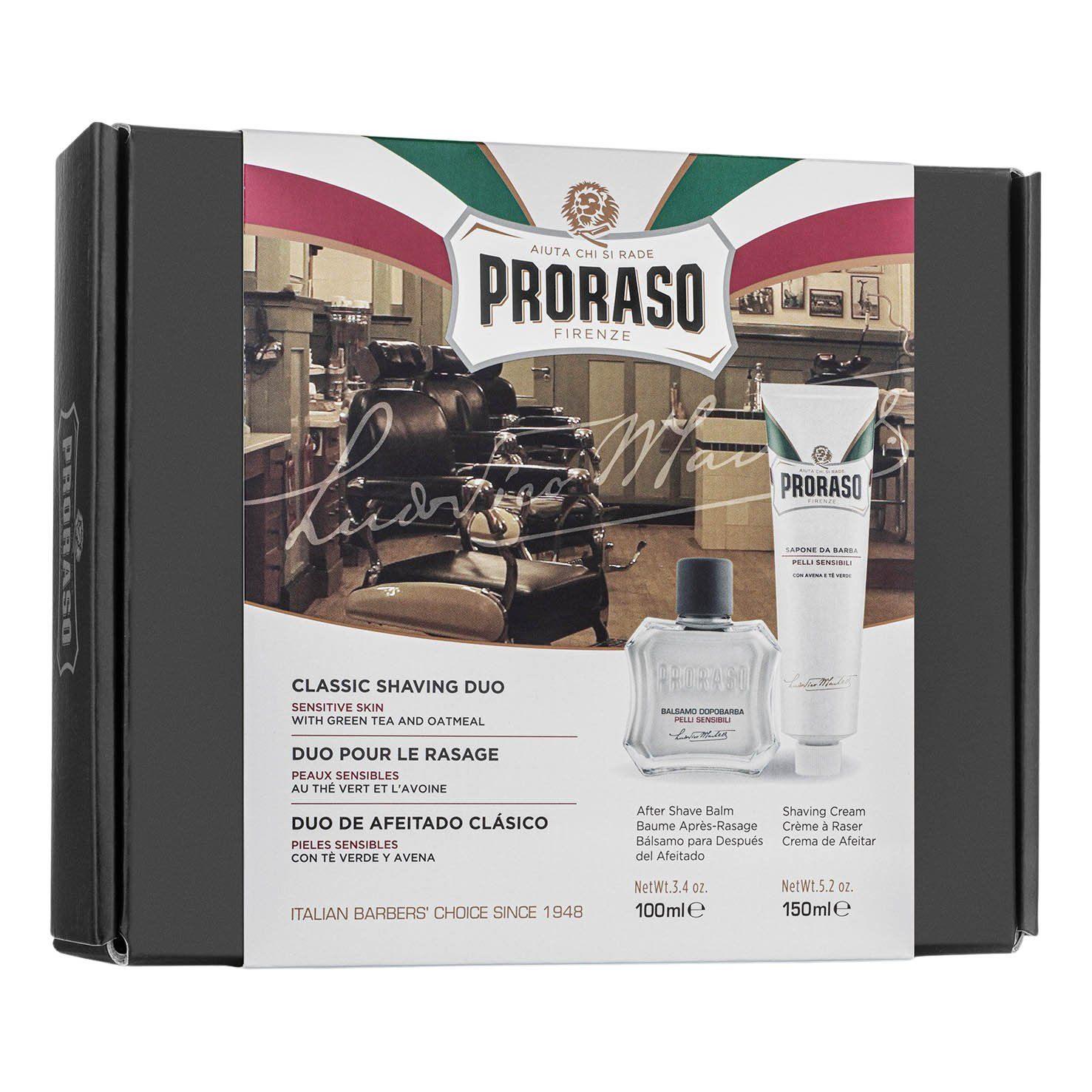 Proraso Duo Pack barberkrem og aftershave balm