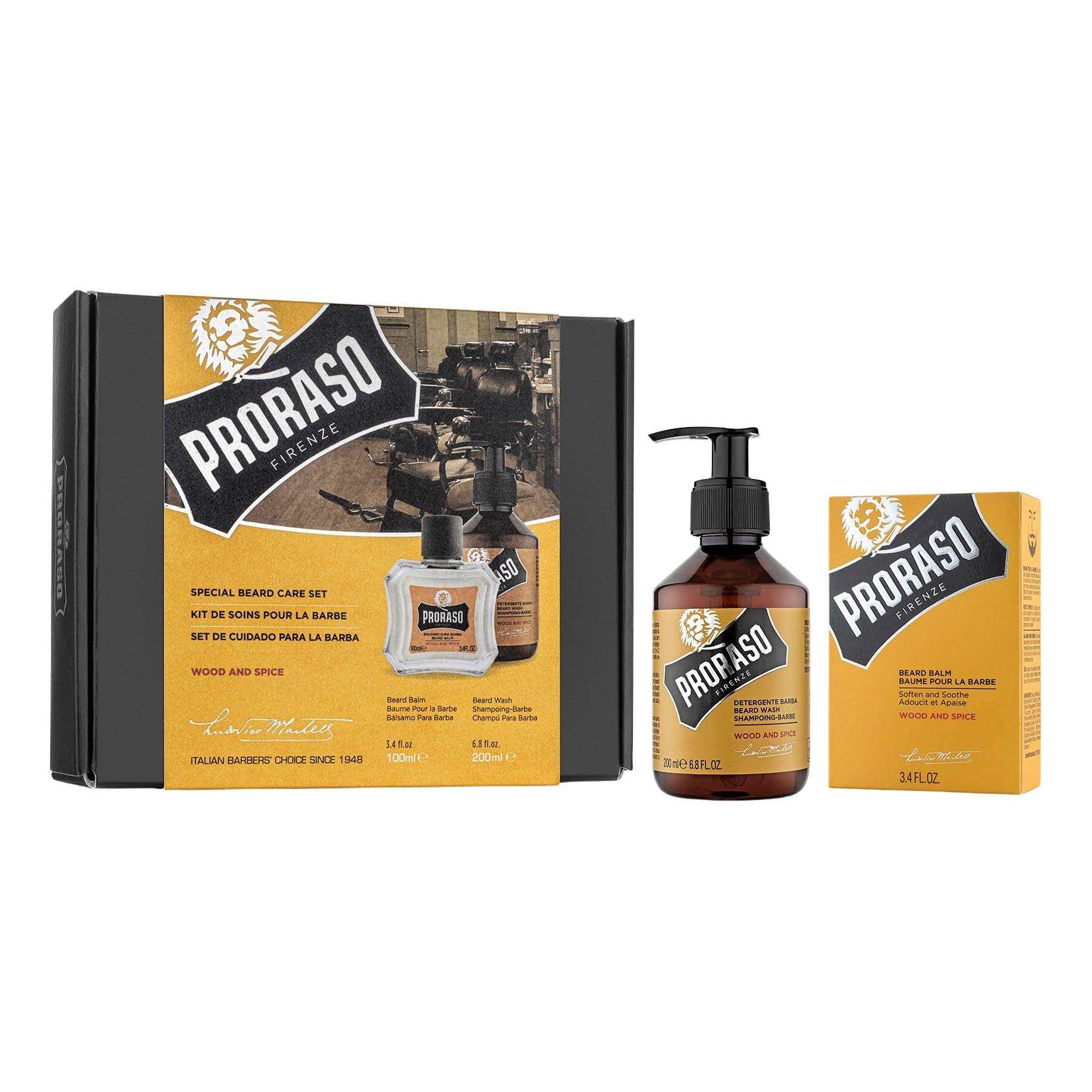 Proraso Duo Pack sjampo og skjegglotion