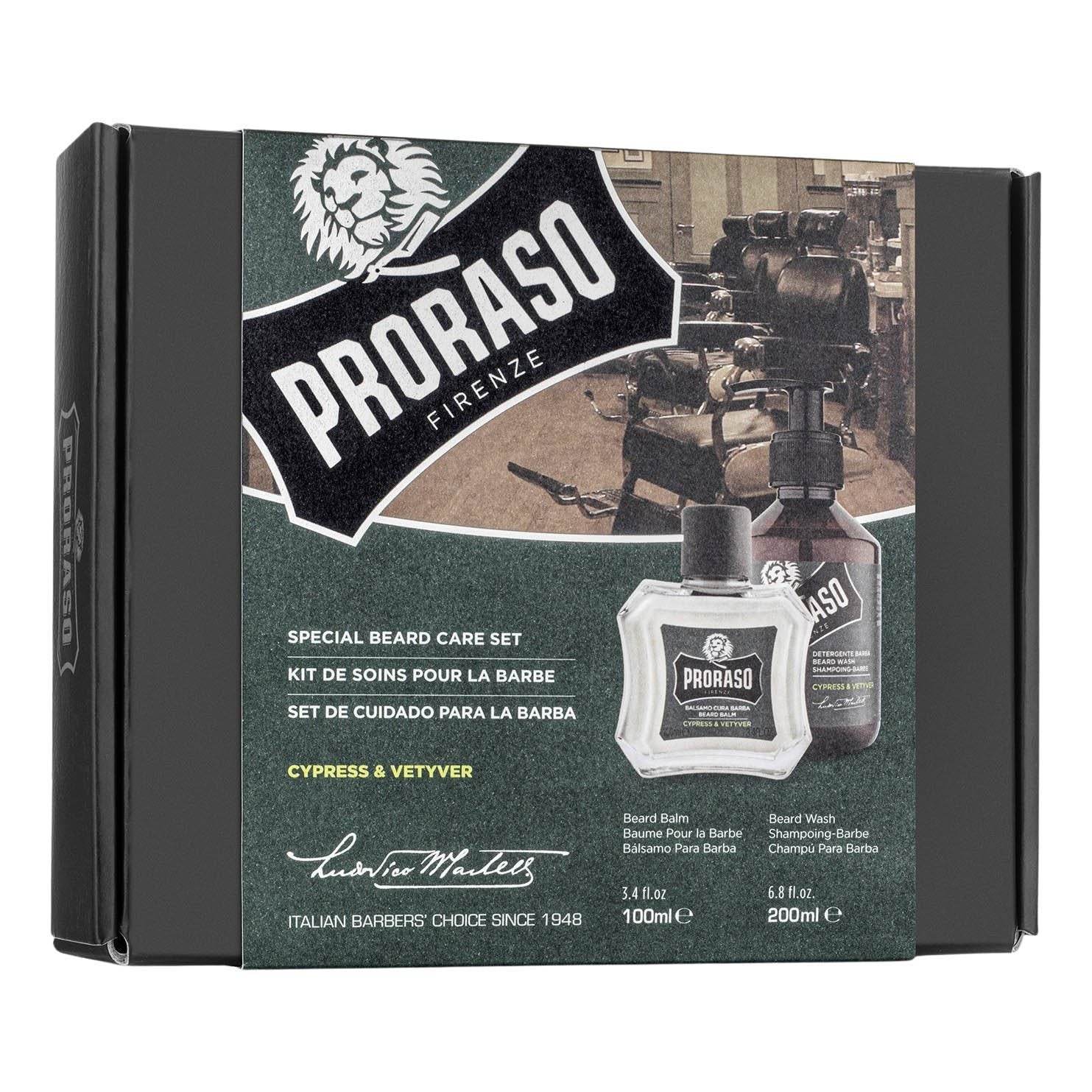 Proraso Duo Pack sjampo og skjegglotion
