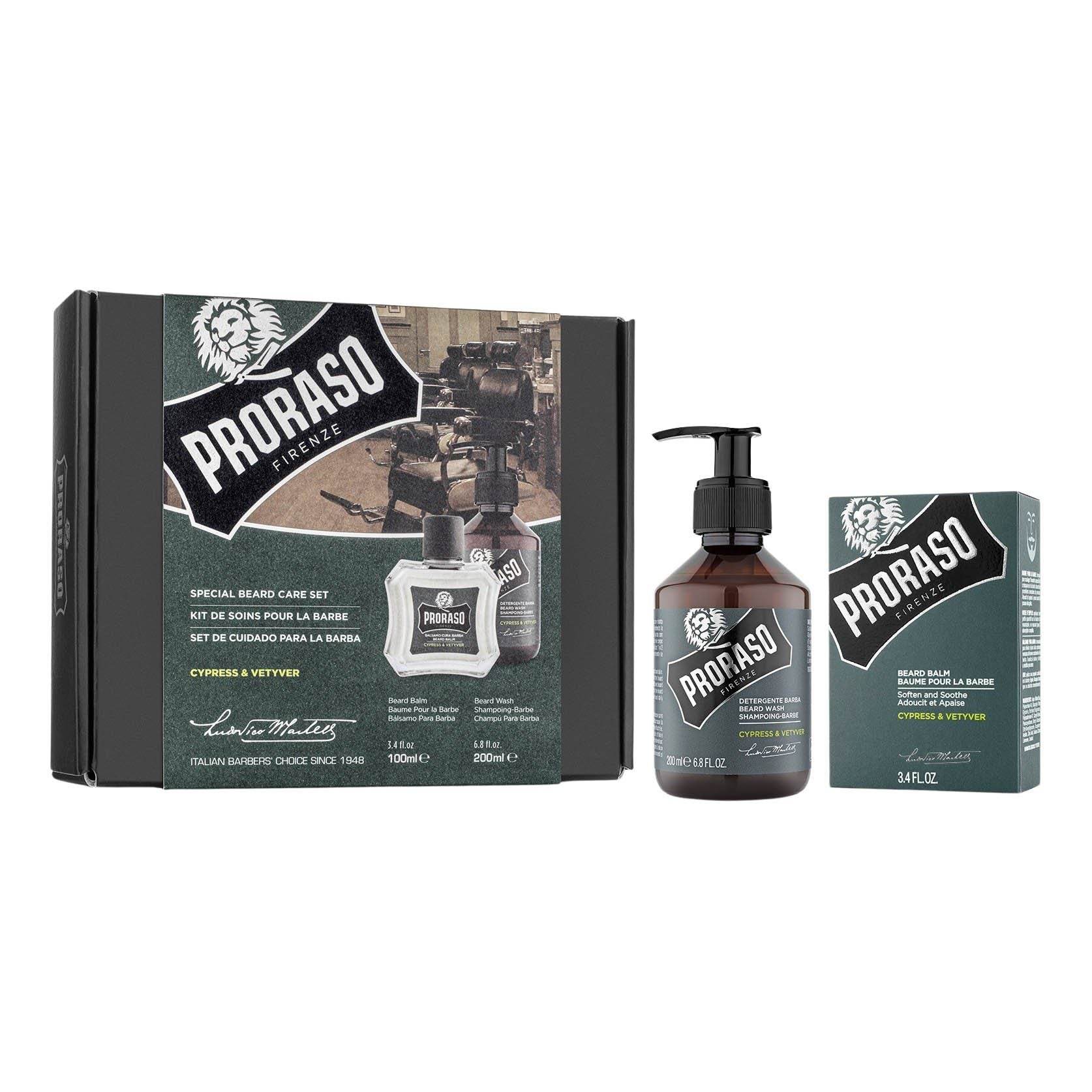 Proraso Duo Pack sjampo og skjegglotion