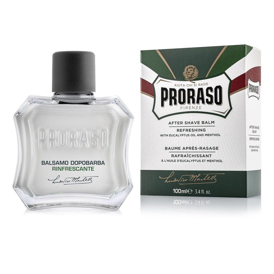 Proraso Liquid After Shave Balm - Eukalyptus og mentol